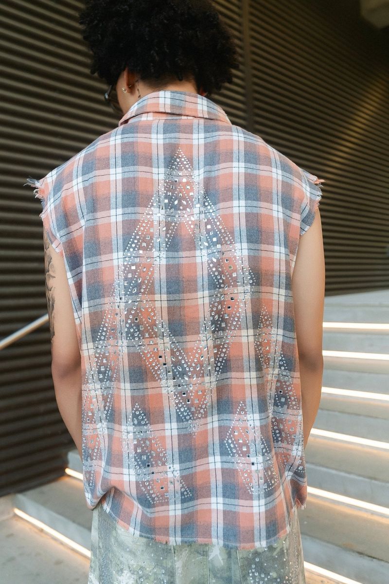 RHINESTONE FLANNEL
