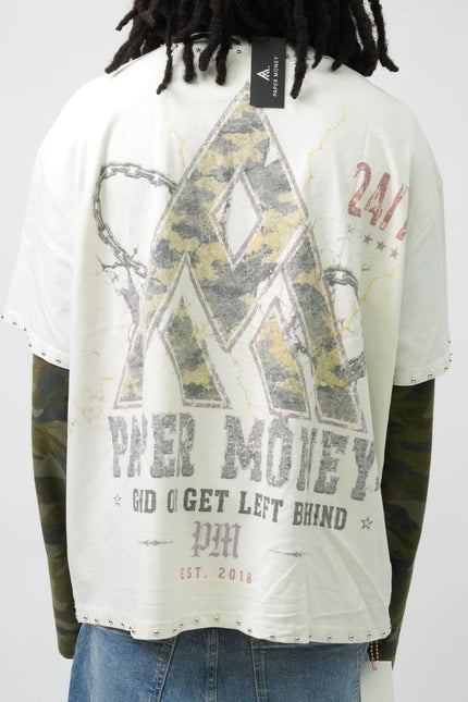 PM080 FOR THE DOGS 2 SHIRT WHITE