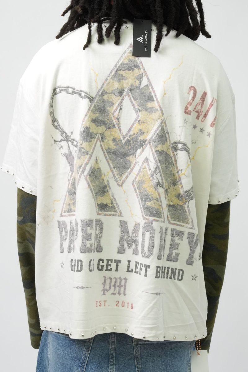 PM080 FOR THE DOGS 2 SHIRT WHITE
