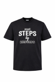 BLACK SMALL STEPS TEE