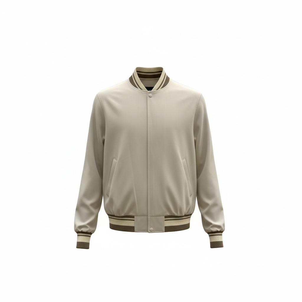 BEIGE JACKET COLLEGE PRIME