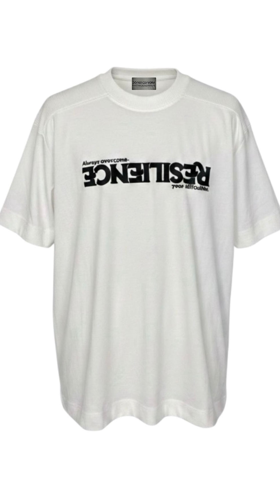 WHITE RESILIENCE T-SHIRT