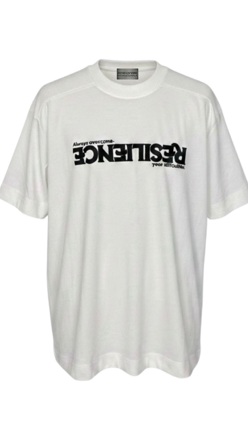WHITE RESILIENCE T-SHIRT