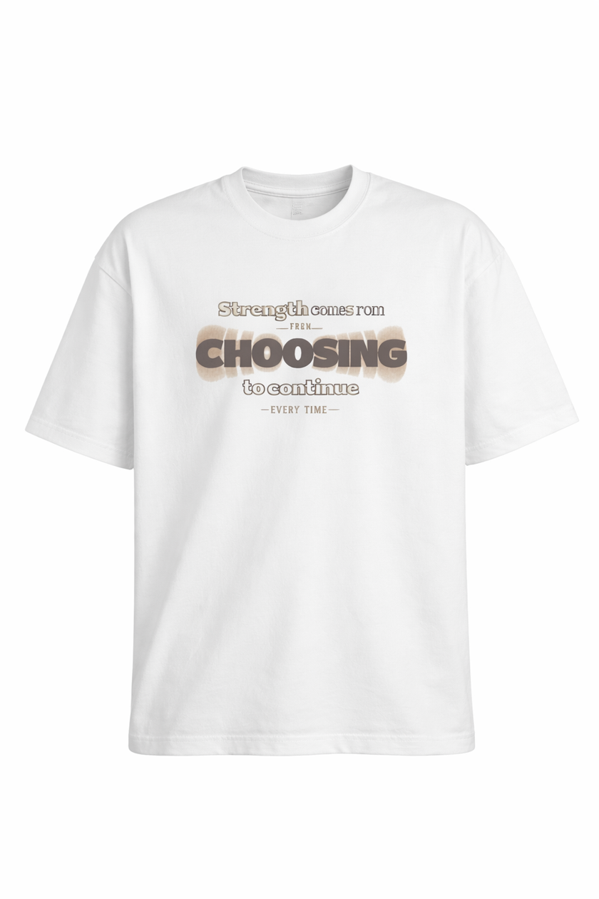 WHITE T-SHIRT CHOOSING