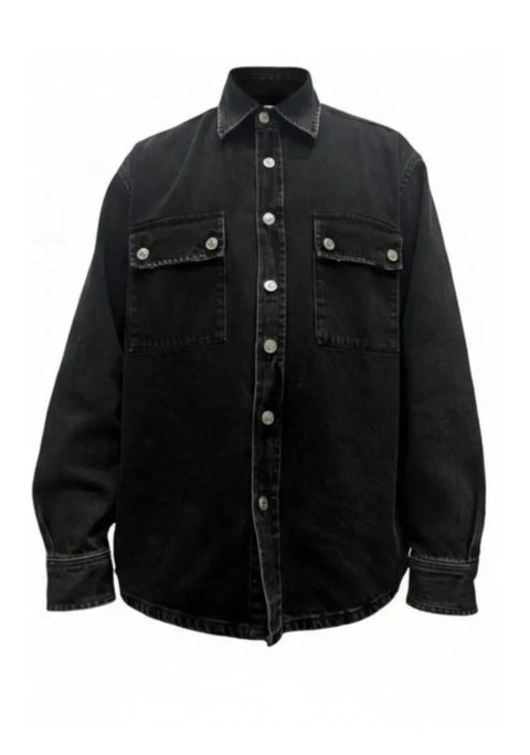 OVER SHIRT WASH DARK GREY