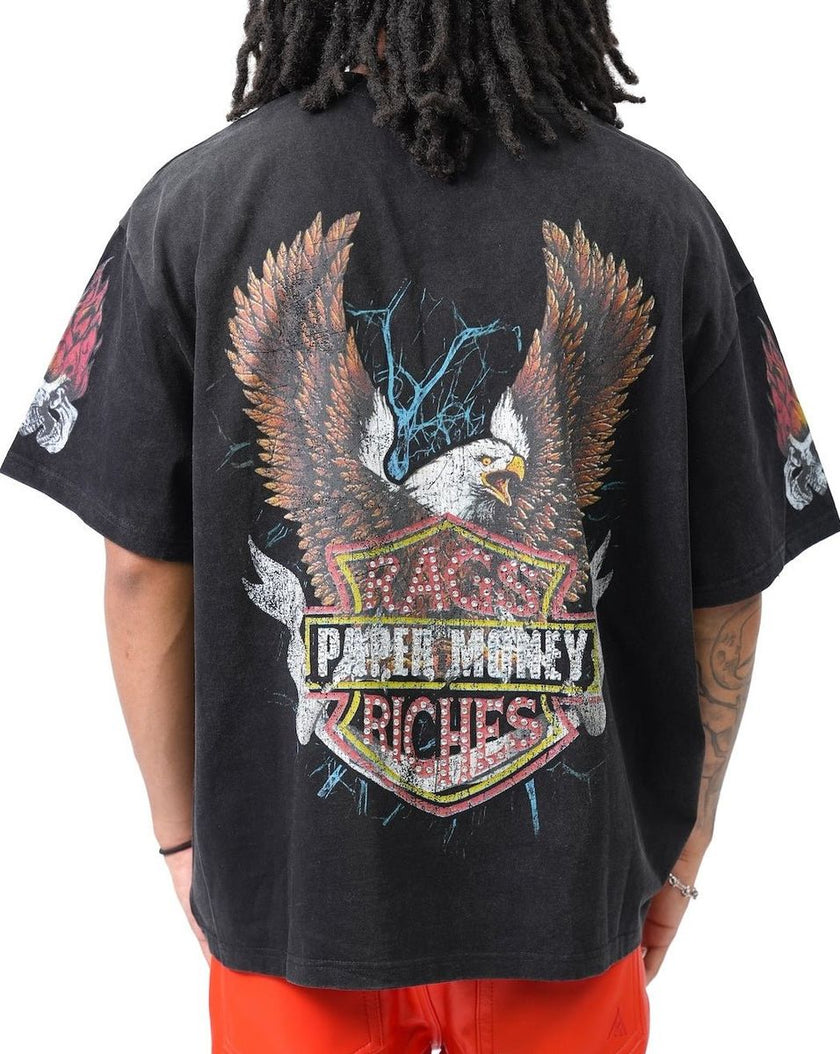 EAGLE RIDE TEE BLACK