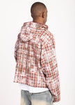 RUSTY SKELETON HALF ZIP HOODIE