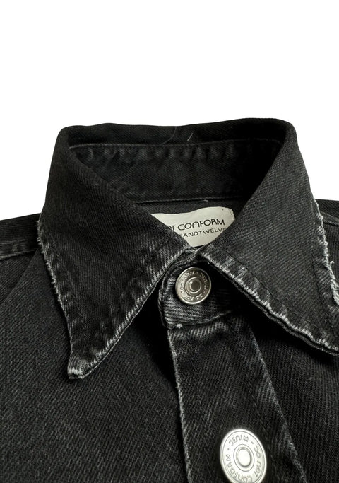 OVER SHIRT WASH DARK GREY