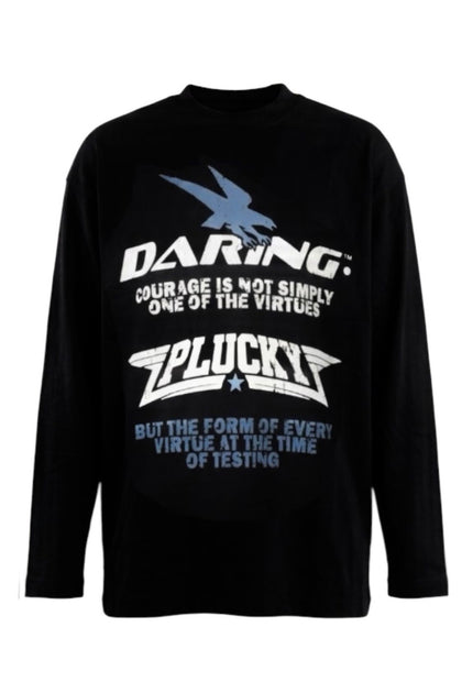 TEE DARING LONG-SLEEVE BLACK