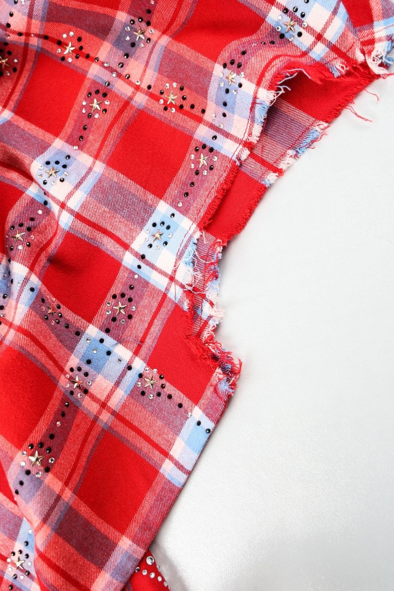 RHINESTONE FLANNEL