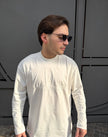 WHITE ‘OVERTHINKING’ LONGSLEEVE