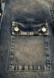 OVER SHIRT WASH SANDBLATED PLUM