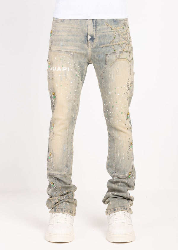 GUAPI EMERALD SPIDER DENIM