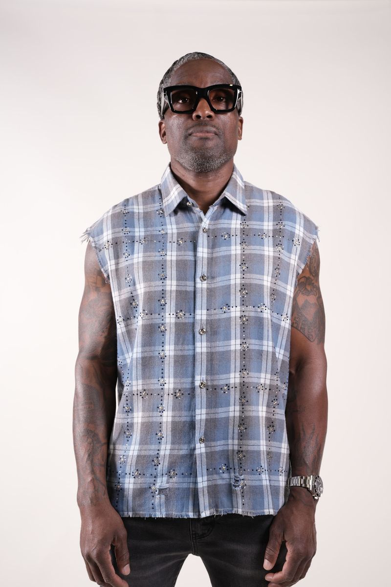 RHINESTONE FLANNEL
