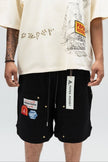 PAPER STATES SHORTS Black