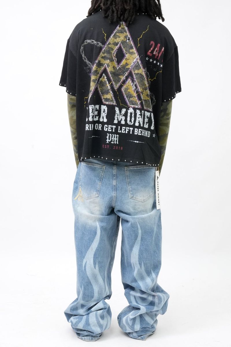 PM080 FOR THE DOGS 2 SHIRT BLACK