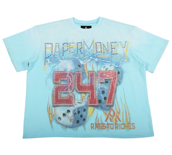 ROLLING DICE TEE AZUL