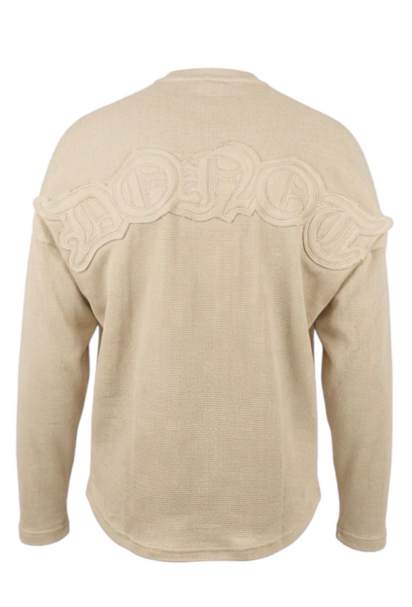BEIGE WAFFLE LONG SLEEVE