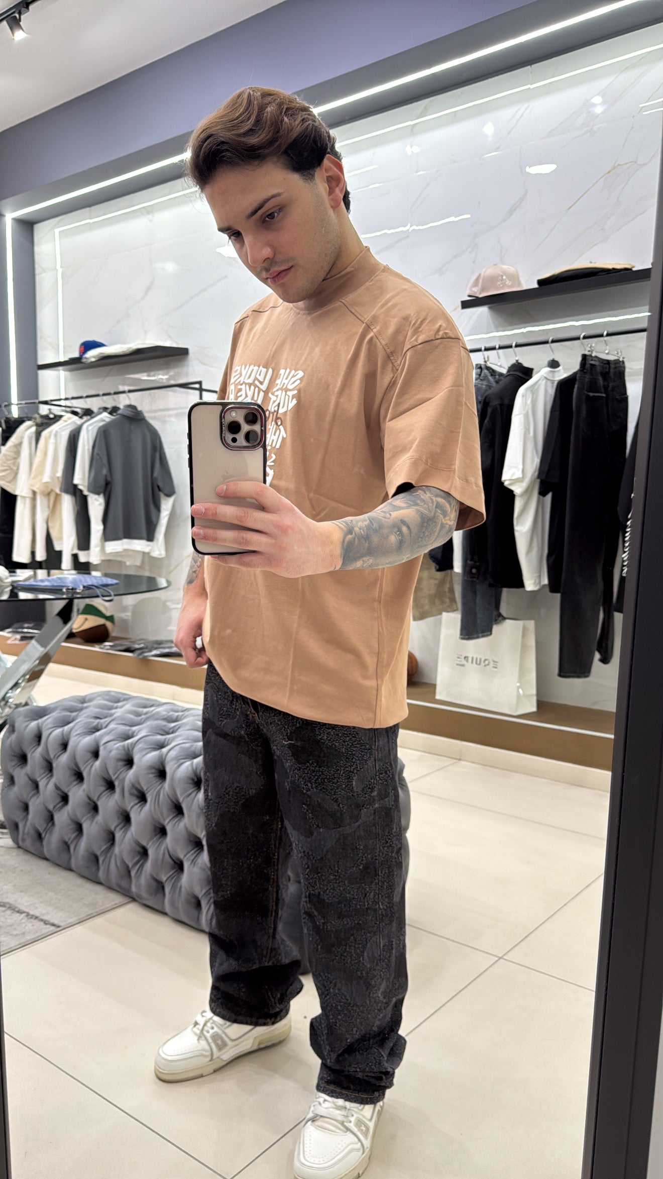 T-SHIRT “ LIKE A DREAM “ CAMEL