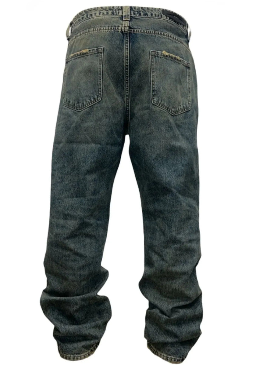 BAGGY WASH SANDBLASTED GOLD