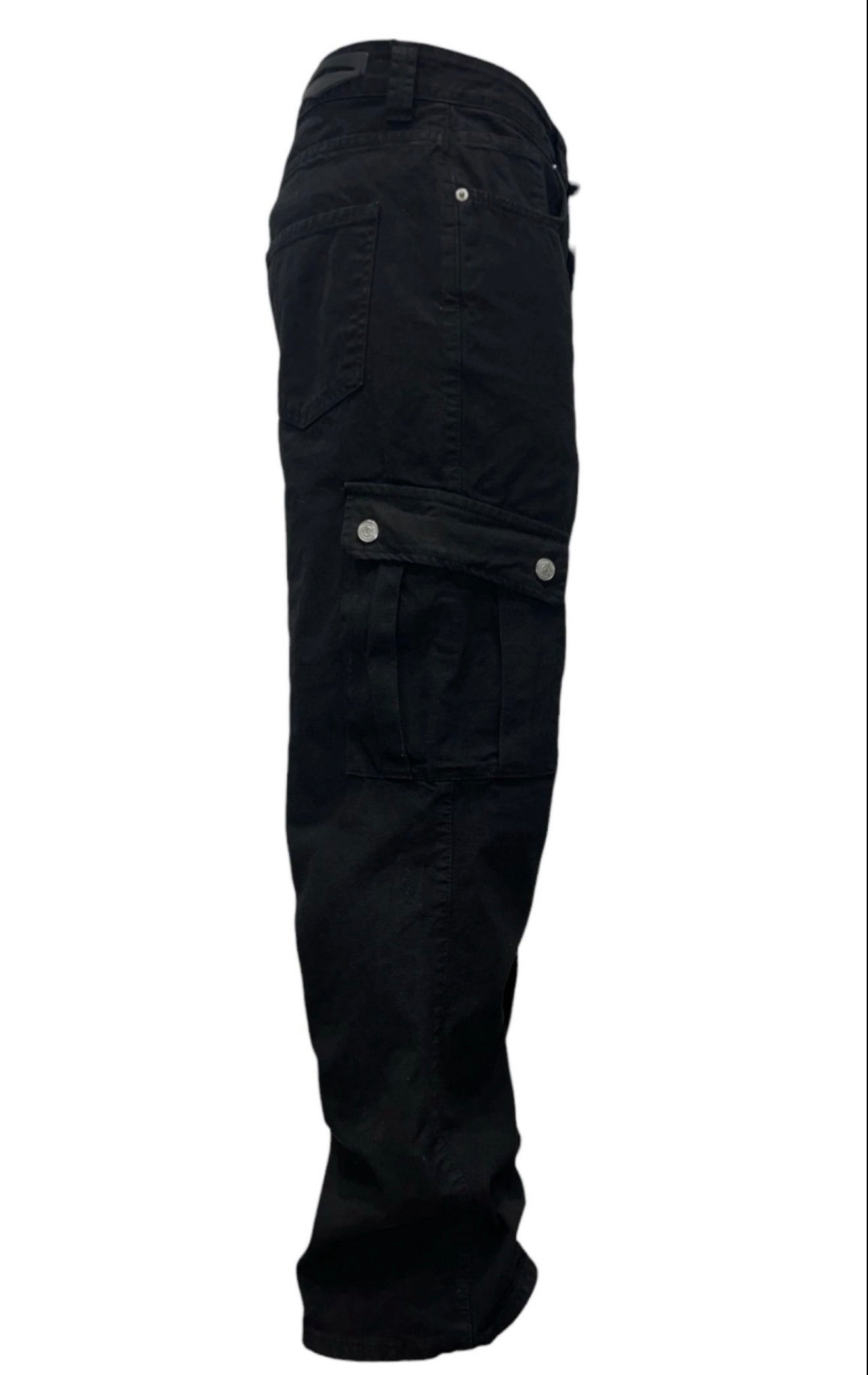 BLACK CARGO JEANS