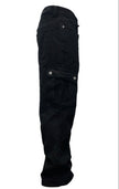 BLACK CARGO JEANS