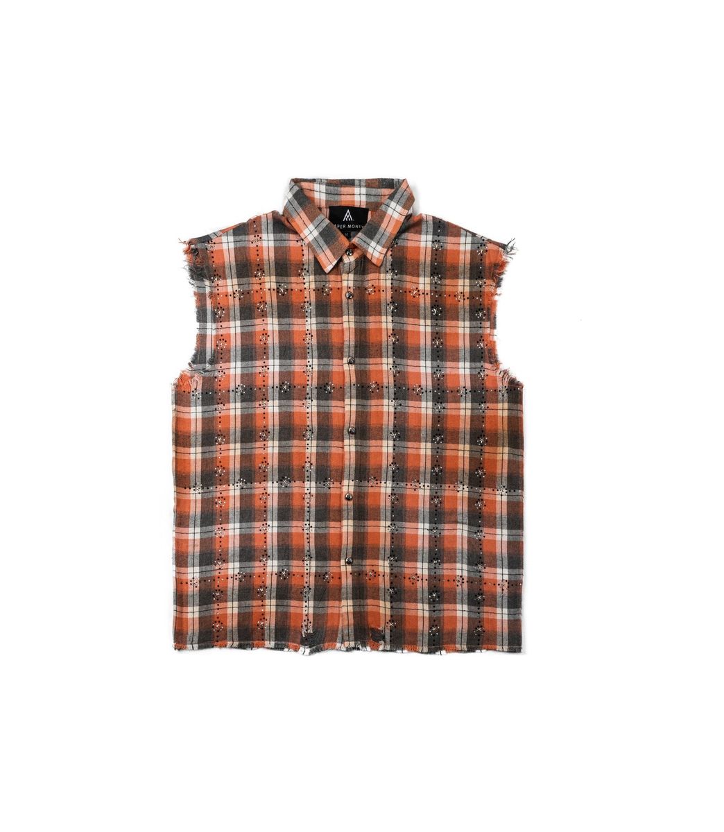 RHINESTONE FLANNEL