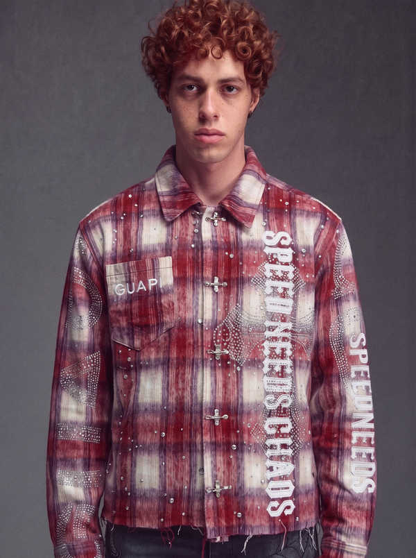 VINTAGE RED PLAID SHIRT