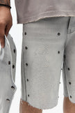 DUAL FLAMES SHORTS GREY