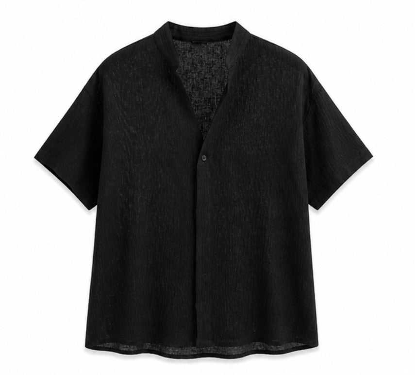 CAMICIA EFFETTO STROPPICCIATA