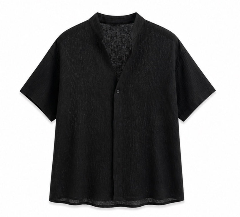 CAMICIA EFFETTO STROPPICCIATA