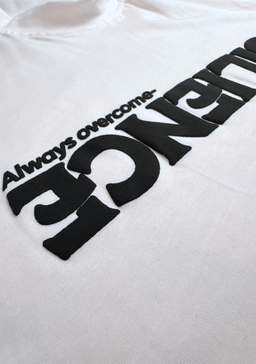 WHITE RESILIENCE T-SHIRT