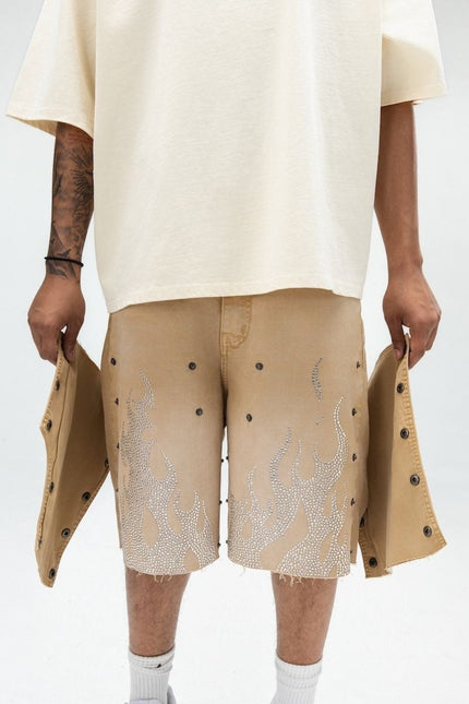 DUAL FLAMES SHORTS PAPERMONEY