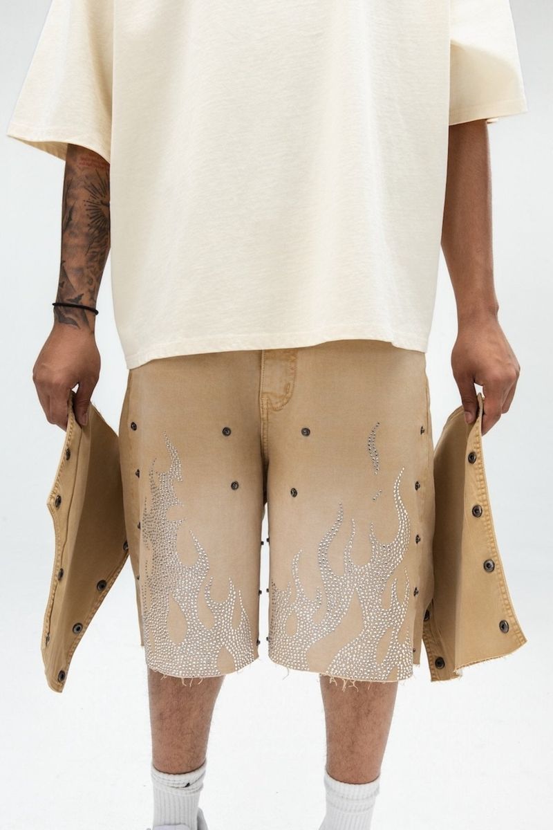 DUAL FLAMES SHORTS PAPERMONEY
