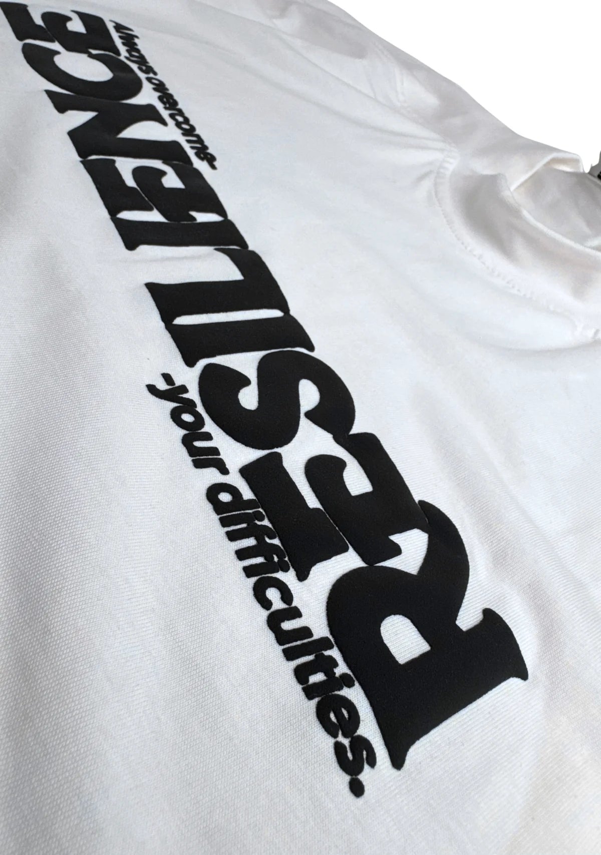 WHITE RESILIENCE T-SHIRT