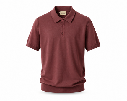 POLO LAVATA AMARANTO PRIME