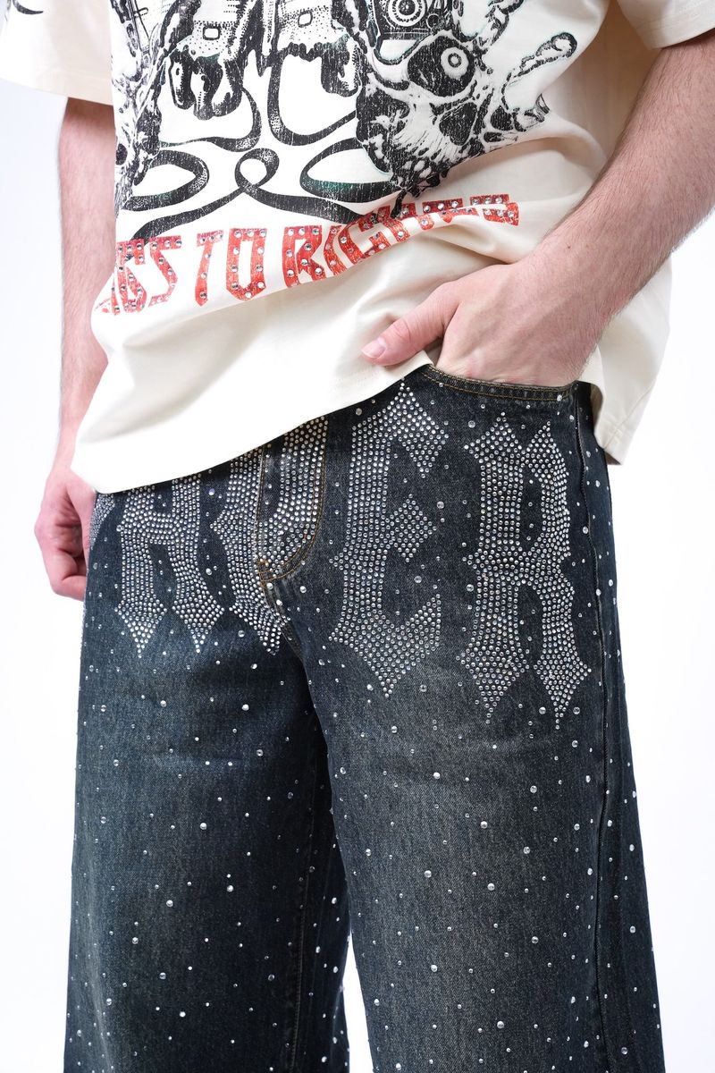 Inferno Crystal Denim - Black