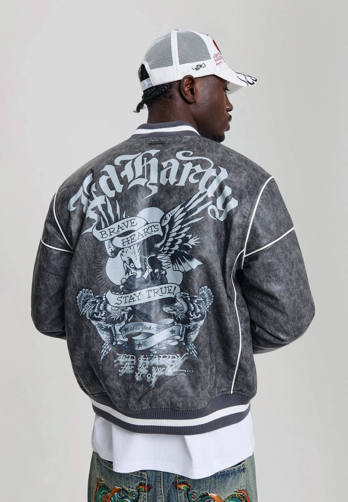 RELAXED BOMBER JAKCET ED HARDY