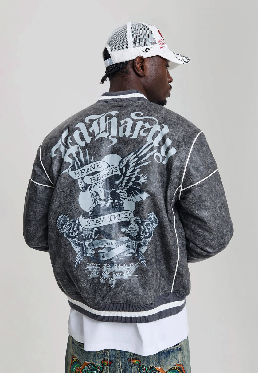 RELAXED BOMBER JAKCET ED HARDY