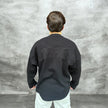 BLACK WAFFLE LONG SLEEVE