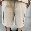 BEIGE CARGO SHORT