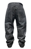 BAGGY GREY WAXED LEATHER