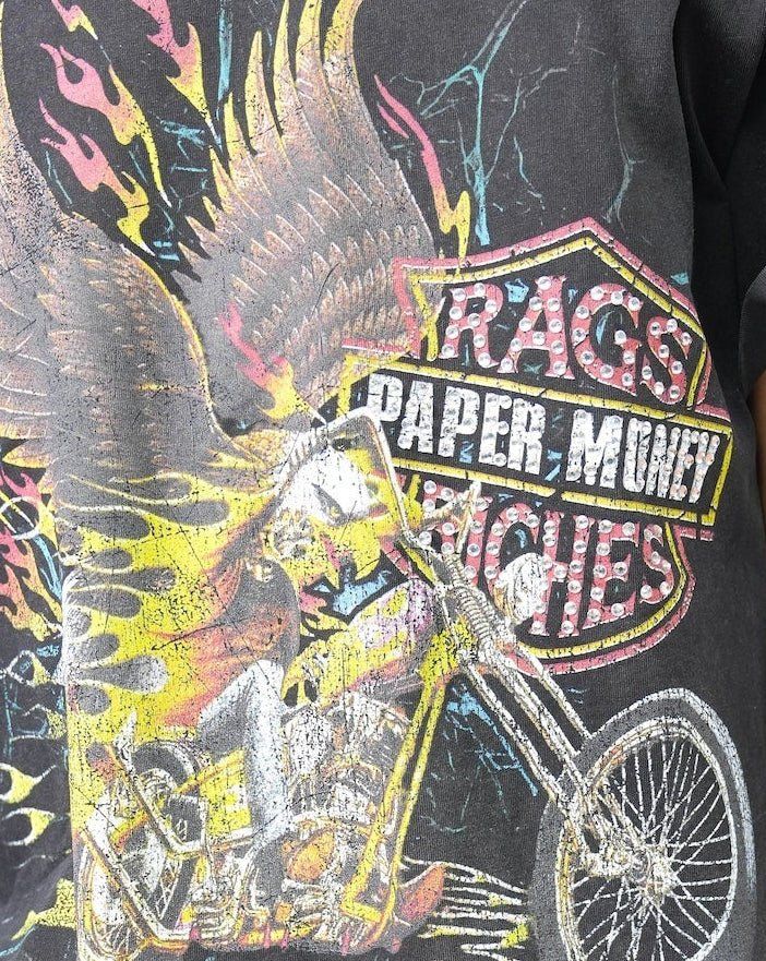 EAGLE RIDE TEE BLACK