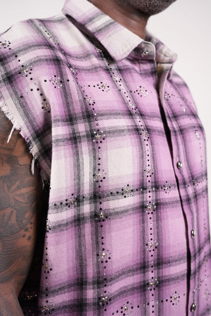 RHINESTONE FLANNEL
