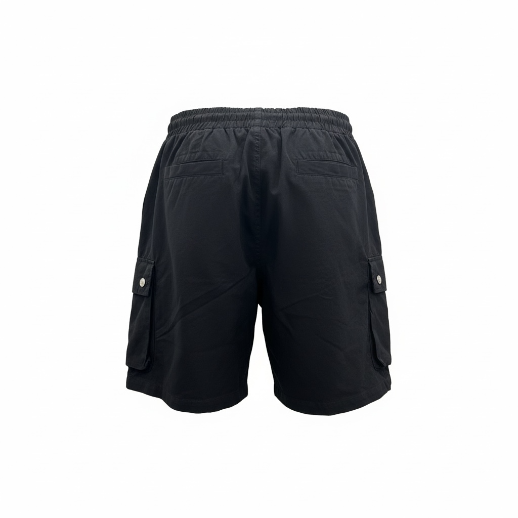 BLACK CARGO SHORT