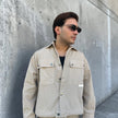 BEIGE JACKET WITH LACE