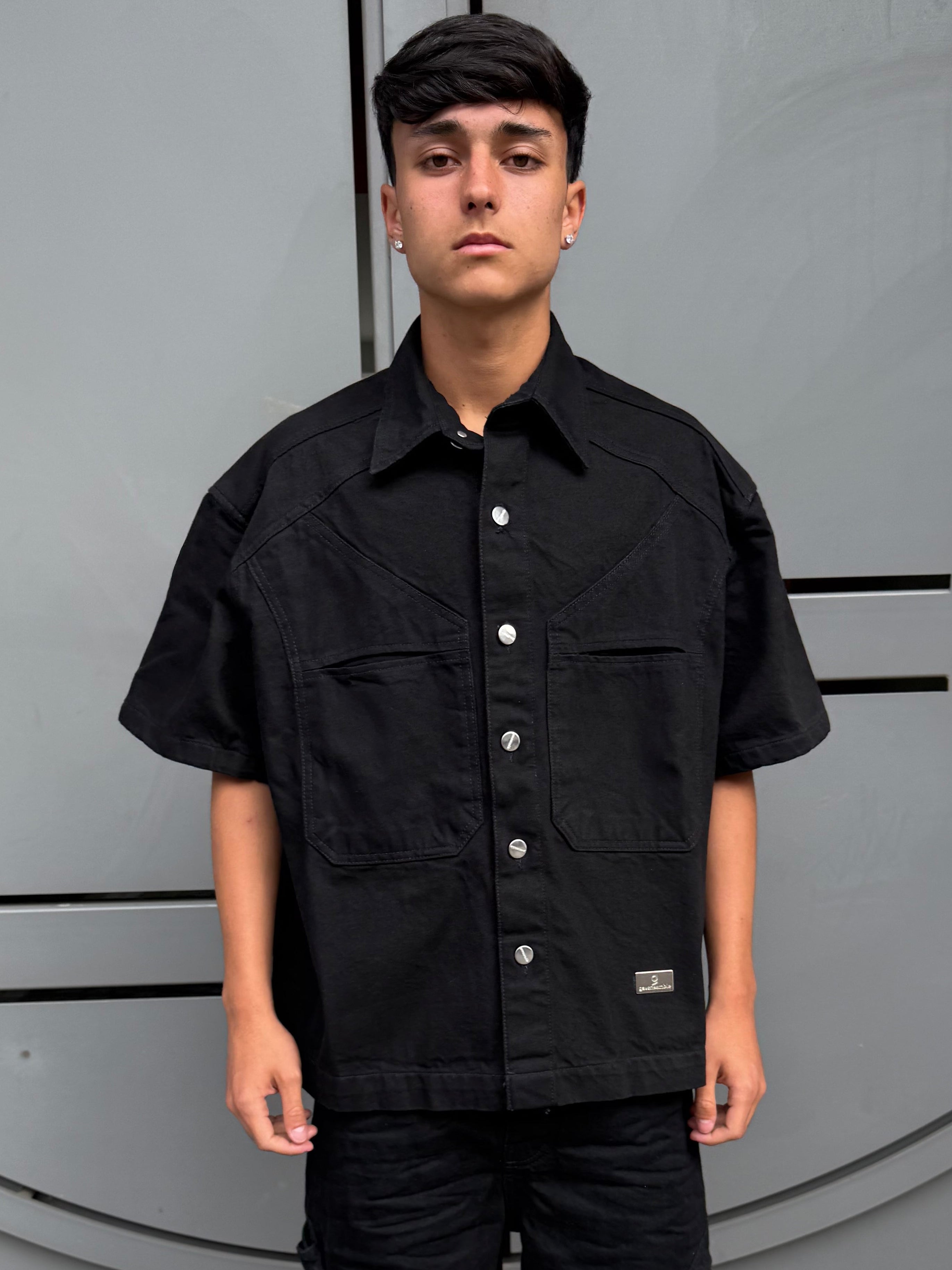 DENIM BLACK SHIRT