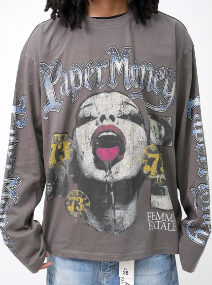 FEMME FATALE SHIRT GREY