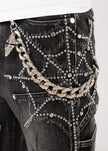OBSIDIAN BLACK SPIDER DENIM
