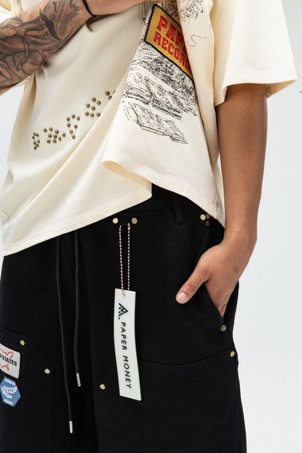 PAPER STATES SHORTS Black